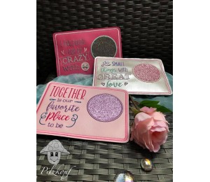 Stickserie - ITH Mug Rugs Quotes